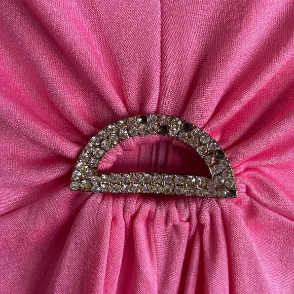 Vintage hot pink maxi dress - Picture 4 of 8